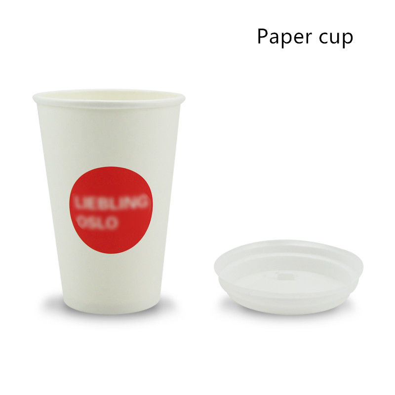 El PLA abonable alineó las tazas de consumición de bambú del papel de la fibra 280gsm
