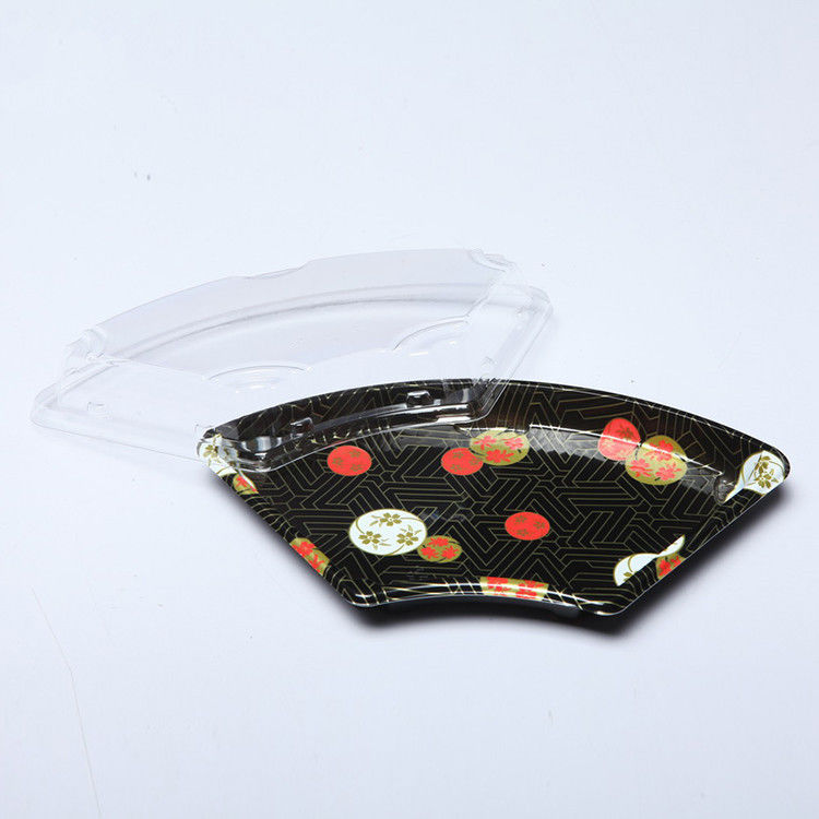 Bandejas disponibles apilables del sushi del picosegundo con las tapas de OPS