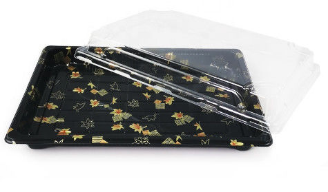 Envase plástico disponible apilable del sushi del picosegundo