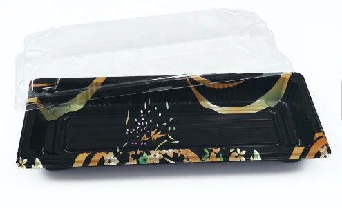 Envase plástico disponible apilable del sushi del picosegundo