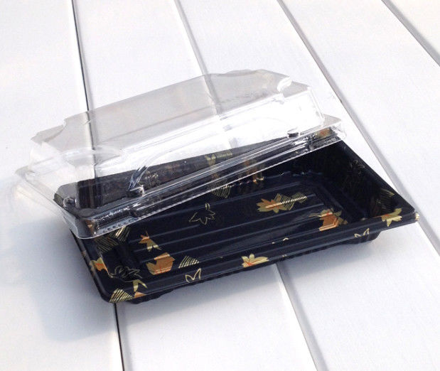 Envase plástico disponible apilable del sushi del picosegundo