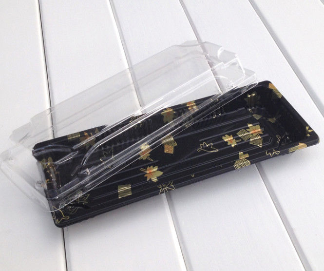 Envase plástico disponible apilable del sushi del picosegundo