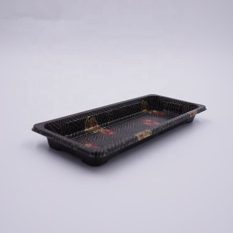 Sushi plástico impreso Tray Recyclable Dustproof del picosegundo