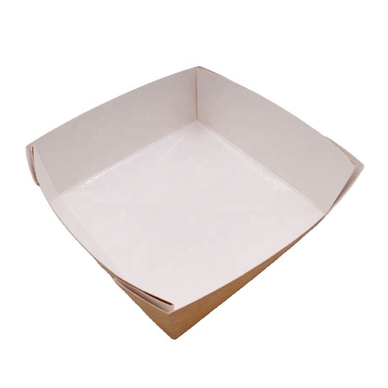Caja de empaquetado para llevar de los alimentos de preparación rápida de Kraft con la ventana clara