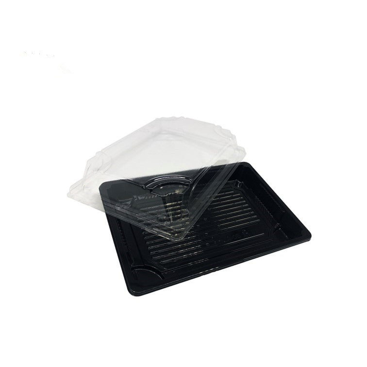 Contenedor de cajas de sushi para alimentos Contenedores de plástico Contenedores de plástico para alimentos Contenedores de sushi para llevar Contenedores de preparación de comidas Cajas