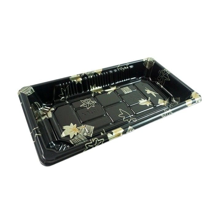 Sushi disponible plástico Tray With Anti Fog Lid del OEM picosegundo