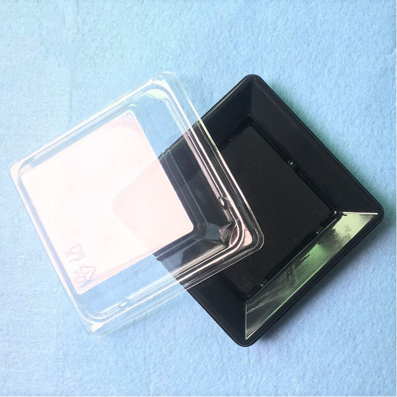 Discos plásticos del bocadillo del picosegundo del cuadrado disponible apilable