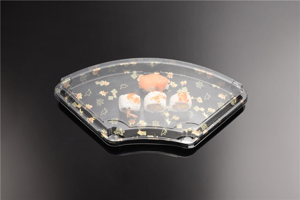 Caja disponible del Burrito del sushi del picosegundo de la categoría alimenticia con la tapa clara