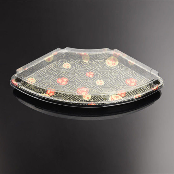 Caja disponible del Burrito del sushi del picosegundo de la categoría alimenticia con la tapa clara