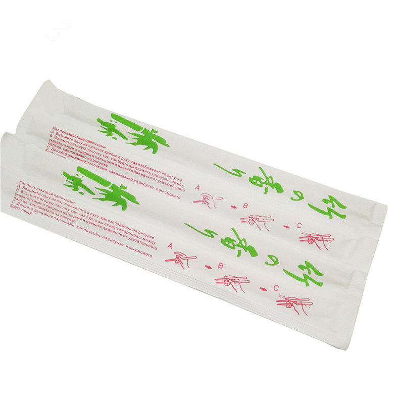 Palillos los 24cm de bambú de la longitud los 21cm los 23cm disponibles con el embalaje de papel
