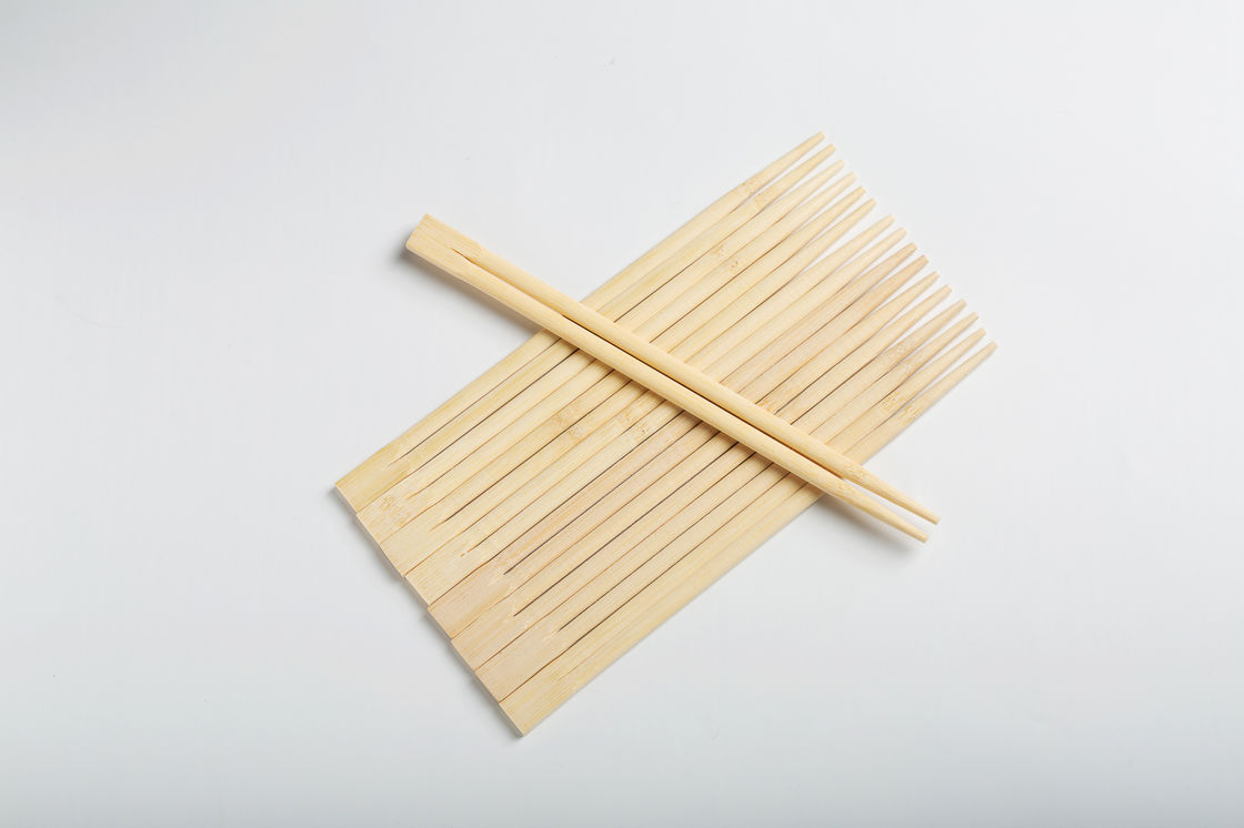 OPP que embala el nudo gemelo de Mao Bamboo Chopsticks Disposable With, palillos desnudos
