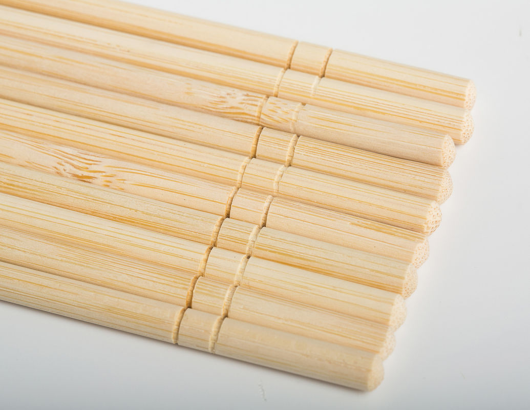 Palillos de bambú redondos desnudos de encargo disponibles para la comida para llevar