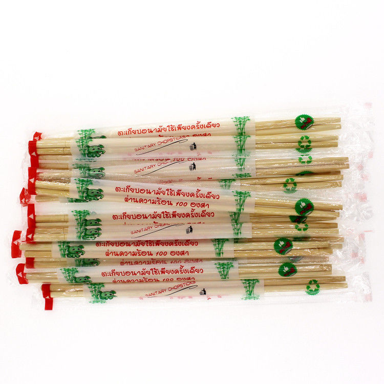 los palillos de bambú de 5.0*20 los 23cm Dispossiable con Opp envolvieron