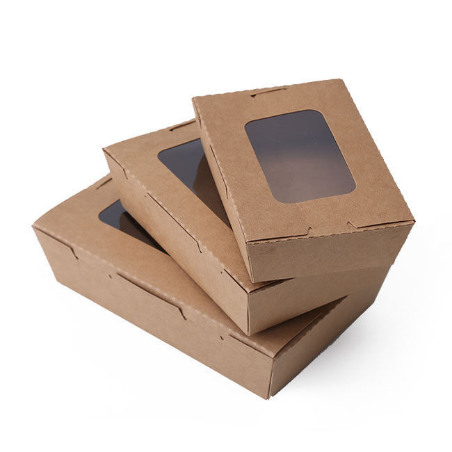 Modificado para requisitos particulares 4 compartimientos llévese a Bento Box Leak Proof de papel