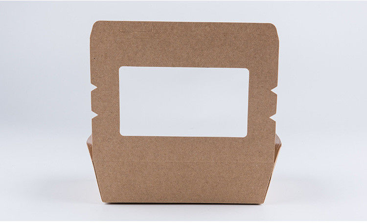 La prenda impermeable disponible se lleva la caja de los alimentos de preparación rápida de la fiambrera con la ventana