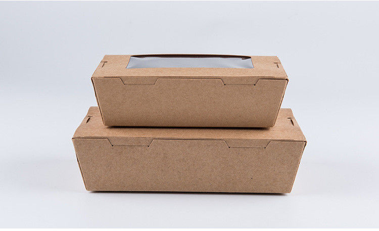 La prenda impermeable disponible se lleva la caja de los alimentos de preparación rápida de la fiambrera con la ventana