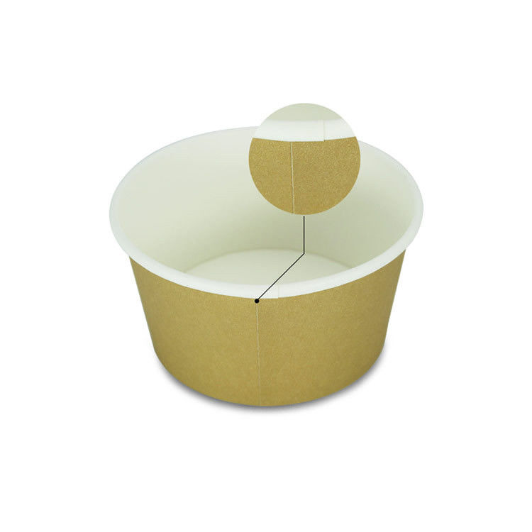 Cajas de papel laminadas de la categoría alimenticia de los envases del almuerzo de Kraft disponibles para la sopa de las comidas