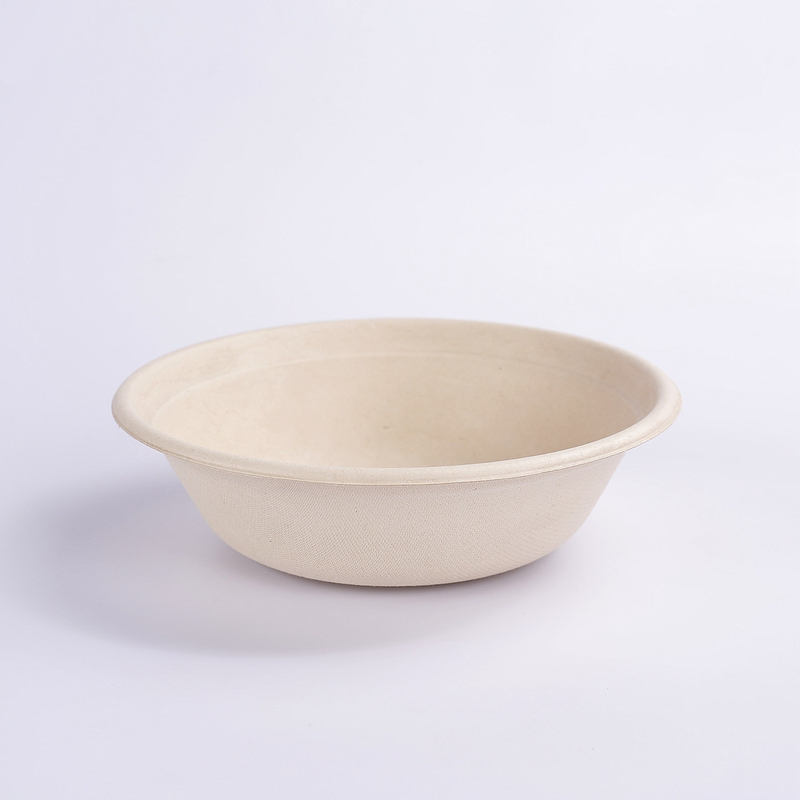 Cuenco de ensalada de papel disponible del envase de comida de la pulpa PB32 de la caña de azúcar Eco amistoso