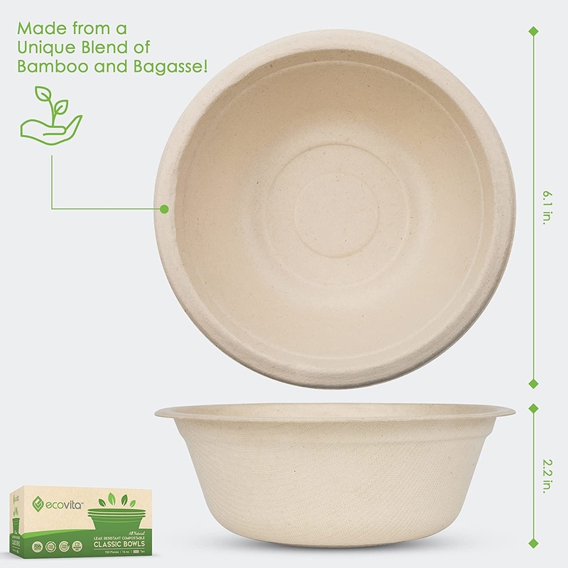 La ronda de la microonda biodegradable se lleva el gluten disponible Eco libre de la caja amistoso