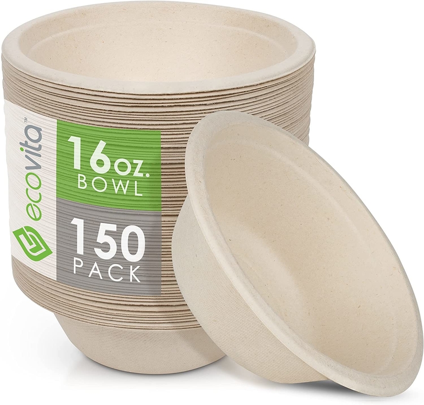 La ronda de la microonda biodegradable se lleva el gluten disponible Eco libre de la caja amistoso