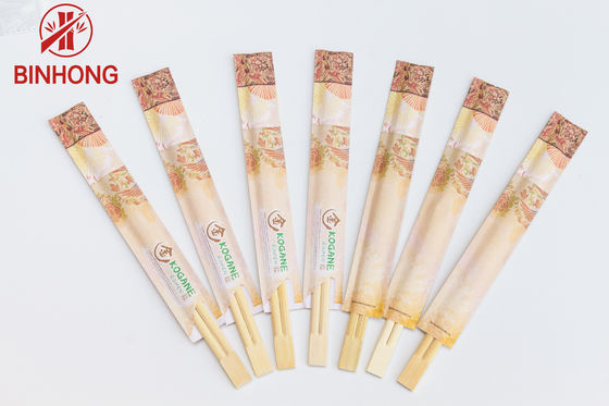 Fabricantes Logo Printed Disposable Bamboo Chopsticks de encargo
